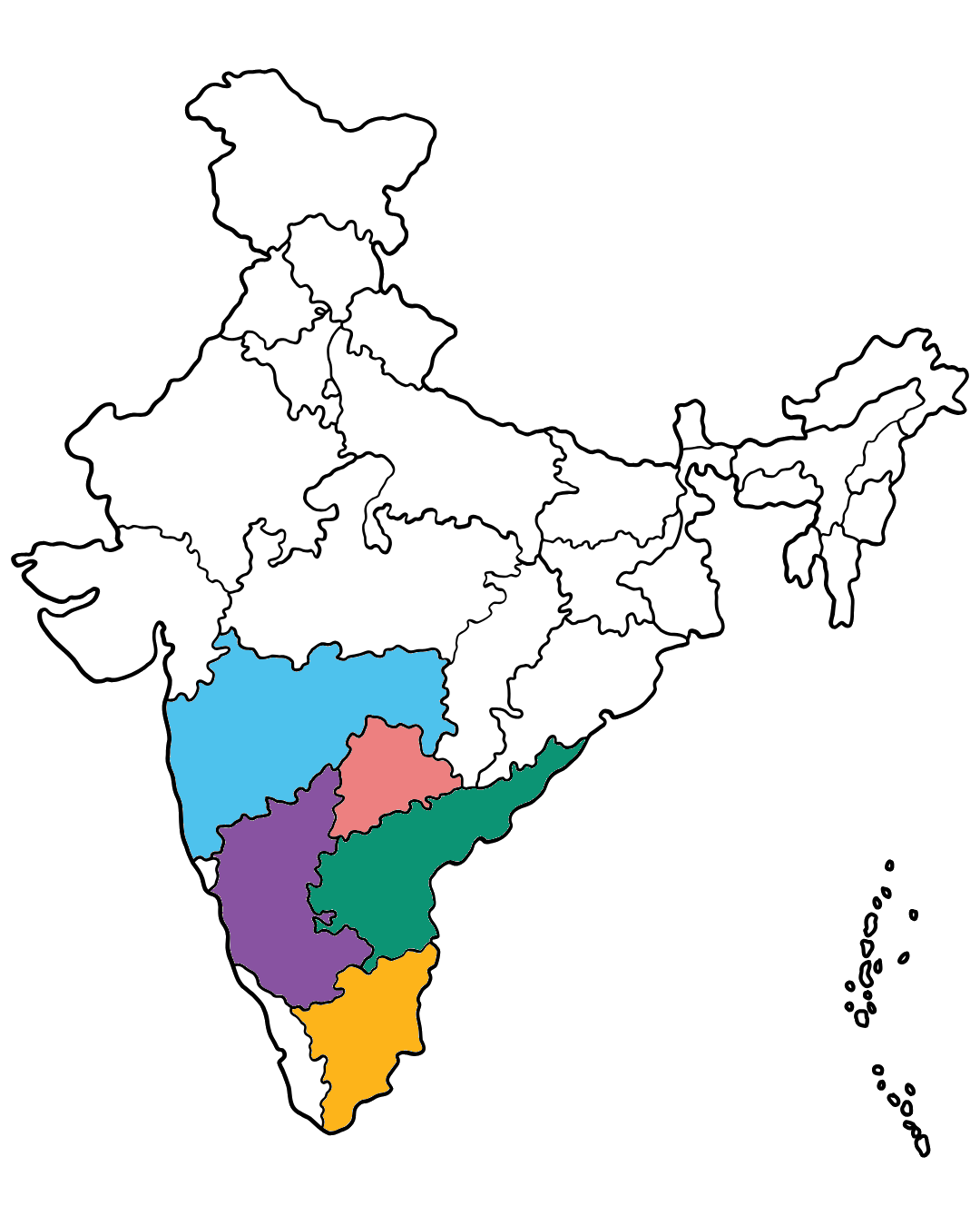 india map